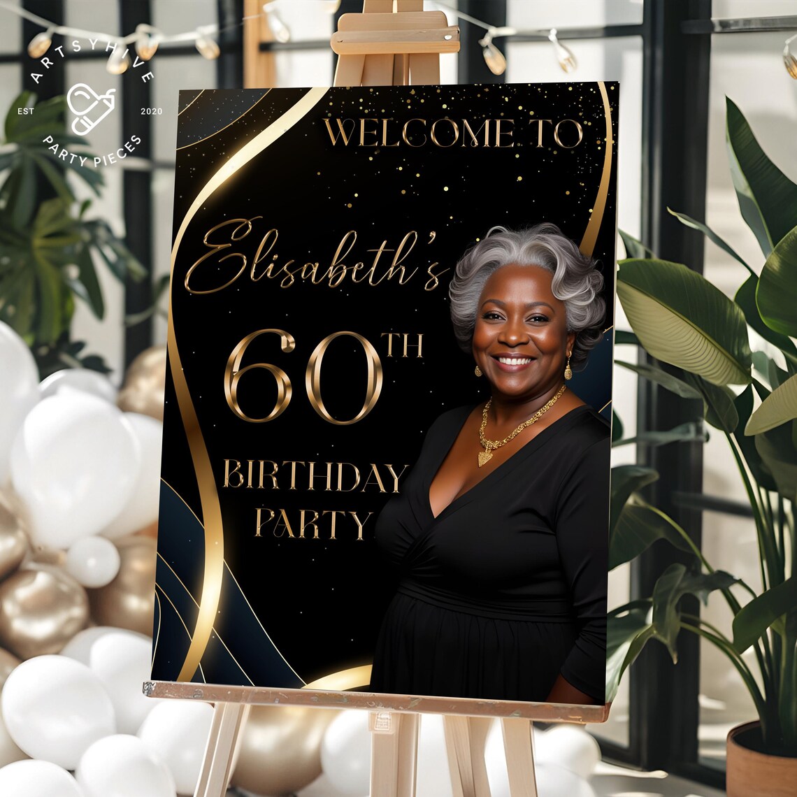 60th Birthday Sign